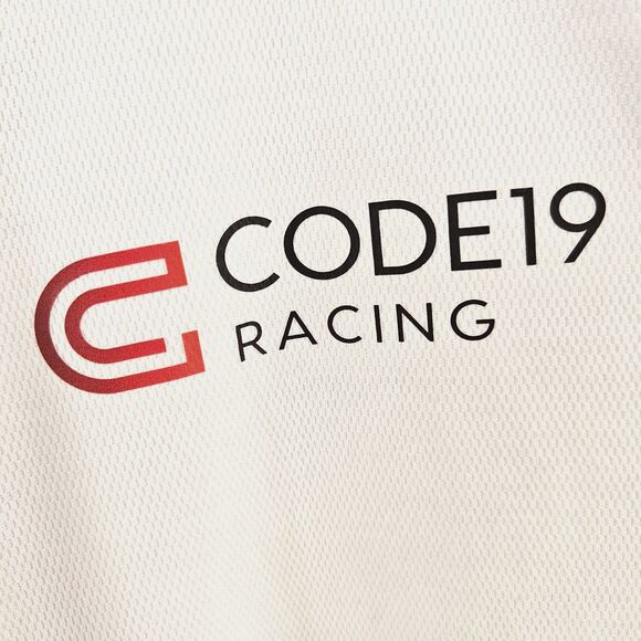 ABU DHABI AUTONOMOUS Car RACING LEAGUE US Team Polo Shirt Mens Large L Sports - Picture 5 of 9